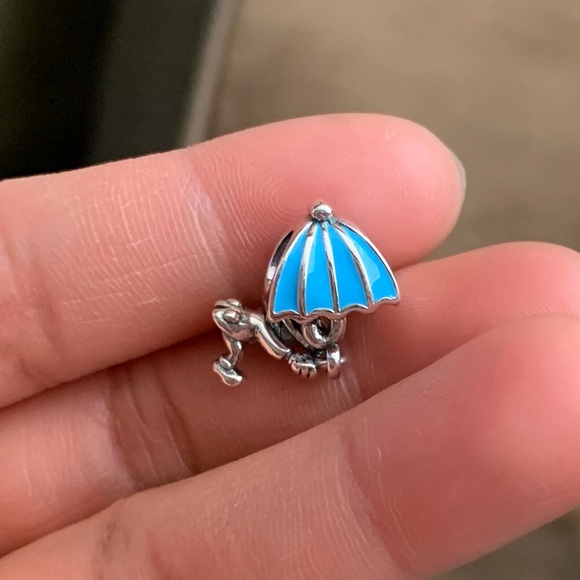 NWOT Jiminy Cricket and Umbrella Dangle Charm Sterling Silver 925 - Picture 6 of 10